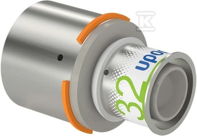 Uponor S-PRESS PLUS JUNGTIS RAUDONAS PPSU 50-32