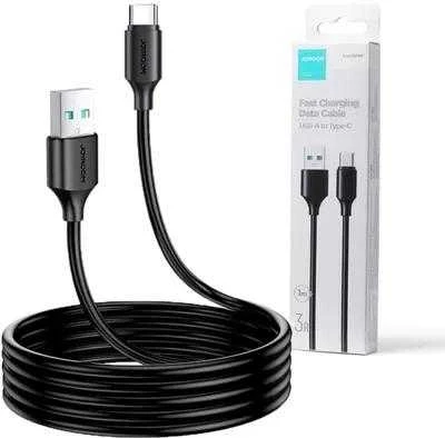 USB-A / USB-C laidas Joyroom S-UC027A9 100cm 3A juodas