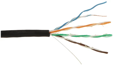SUKTOS POROS LAIDAS UTP/K5/100M/ZEL/CON CONOTECH