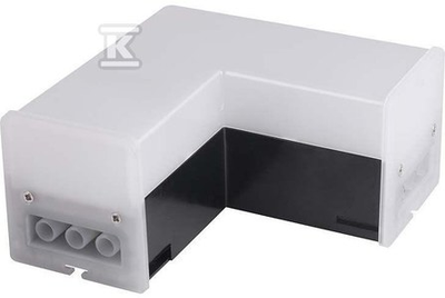 V-tac 8W LED L formos linijinio šviestuvo sujungimas, juodas, 4000K