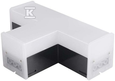 V-tac 10W LED T formos linijinio šviestuvo sujungimas, juodas, 4000K