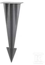 V-tac Sodo šviestuvo smaigas, tamsiai pilkas, 274mm