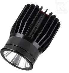 V-tac 18W LED modulis/įleidžiamas šviestuvas, juodas, 6400K