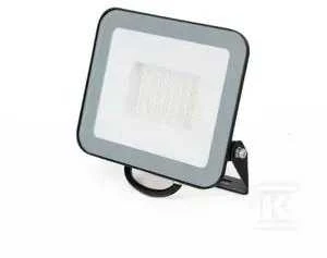 50W LED prožektorius, juodu korpusu, 6500K, SAMSUNG LED chip