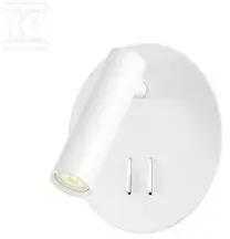 V-tac 9W LED sieninis šviestuvas, baltas, 3000K