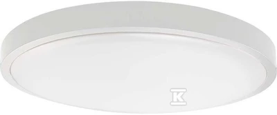Lubinis šviestuvas V-tac 24W LED paviršinis šviestuvas, baltas, 4000K, IP44, su judesio davikliu