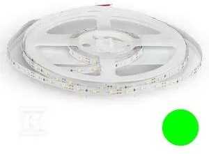 V-tac 4,2W/m LED juosta, 60LED/m, 12V, žalia sp., IP20, 5 metrų ritė