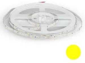 V-tac 3,6W/m LED juosta, 60LED/m, 12V, geltona šviesos sp., IP20, 5 metrų ritė