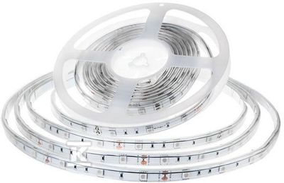 V-tac 4W/m LED juosta, 30 LED/m, 12V, RGB, IP65, 5m ritė