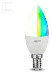 V-tac 4,8W LED lemputė, E14, suderinama su AMAZON ALEXA ir GOOGLE HOME, 2700-6500K/RGB