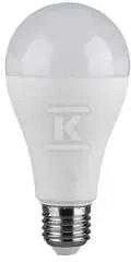 17W LED lemputė, A65, E27, termoplastinė, 3000K, 200°, SAMSUNG LED chip