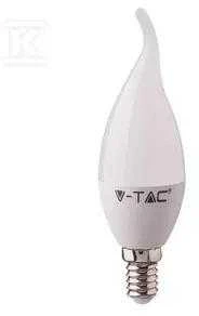 4W LED lemputė V-TAC E14 SMD, žvakės formos, 4500K (dienos šviesa)