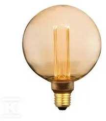 V-tac 4W LED filamentinė lemputė, G125, E27, gintaro sp., 1800K