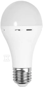 V-tac 9W LED lemputė, E27, su baterija, 4000K