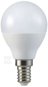 V-tac 4,5W LED lemputė, E14, P45, 6500K
