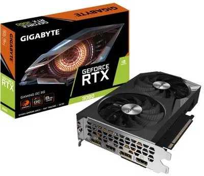 Vaizdo plokštė GIGABYTE GeForce RTX 3060 GAMING OC 8G