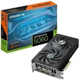„Gigabyte GeForce RTX 5060 EAGLE OC 8G“ | NVIDIA | 8 GB | „GeForce RTX 5060“ | GDDR7 | HDMI jungčių kiekis: 1 | PCI-E 5.0