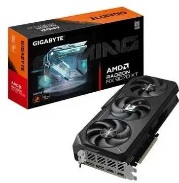 Vaizdo plokštė „Gigabyte Radeon RX 9070 XT GAMING 16G“ | AMD | 16 GB | Radeon RX 9070 XT | GDDR6 | HDMI jungčių kiekis: 2 | PCI-E 5.0