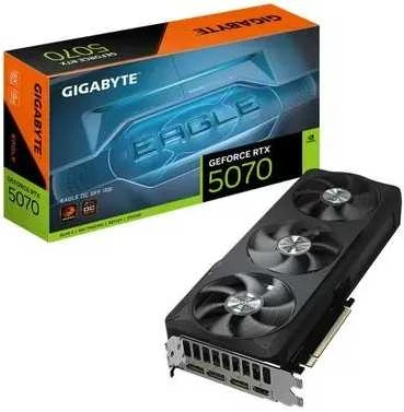 Vaizdo plokštė Gigabyte GeForce RTX 5070 EAGLE OC SFF 12G | NVIDIA | 12 GB | GeForce RTX 5070 | GDDR7 | HDMI jungtys kiekis 1 | PCI-E 5.0