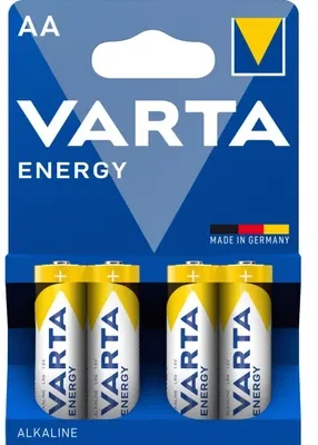 VARTA Energy LR6 AA šarminių baterijų pakuotė (4 vnt.)