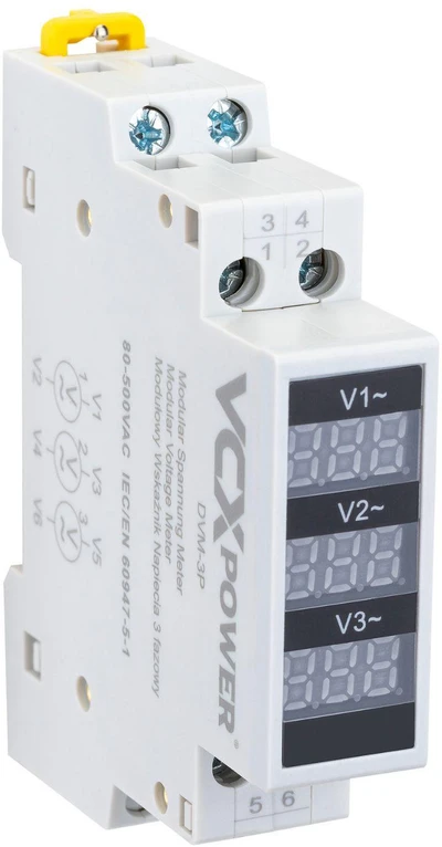 VCX DVM 3 fazių modulinis įtampos indikatorius