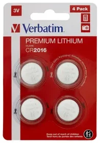 VERBATIM Bateria litowa 3 V CR2016 4-pak