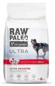 RAW PALEO Ultra Medium&Large Adult jautiena - sausas šunų maistas - 10 kg