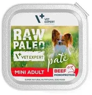 Vetexpert RAW PALEO Pate Mini Adult jautiena - wet dog food - 150 g