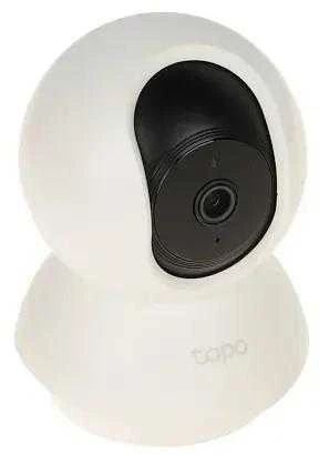 TP-LINK Pan/Tilt namų apsaugos WiFi kamera su dienos/nakties vaizdu, 1080p FHD, Micro SD kortelių talpa iki 128 GB, H.264 vaizdo įrašas, 360/114 žiūrėjimo kampas.