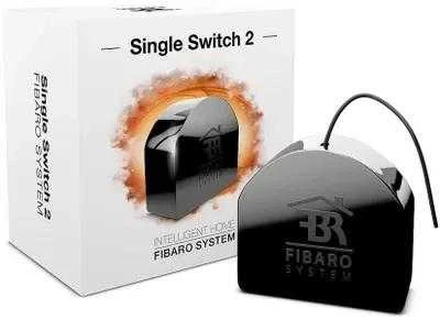 Fibaro | Single Switch 2 | Z-Wave | Juodas