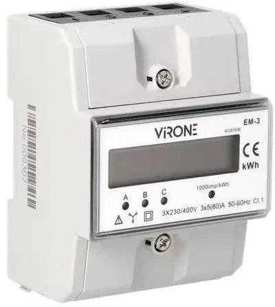 Virone EM-3 3 fazių energijos suvartojimo indikatorius