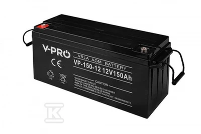 Volt akumuliatorius AGM VPRO 12V 150 Ah VRLA BEZOBSŁUGOWY