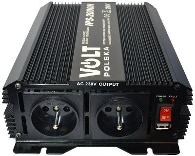 Volt Myk Auto Įtampos keitiklis 24/230V (1000/2000W)