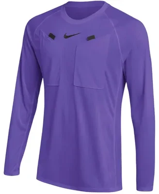 Vyriški marškinėliai Nike Dri-FIT Referee III longsleeve violetinė HV8326 560 (L)