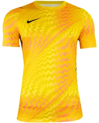 Vyriški marškinėliai Nike Dri_Fit Gardien VI Goalkeeper geltona HV8301 718 (M)