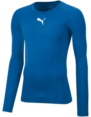 Vyriški marškinėliai Puma Liga Baselayer Tee LS mėlyna 655920 02 (L)