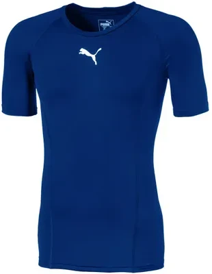 Puma LIGA Baselayer SS vyriški marškinėliai mėlyni 655918 02 (XL)