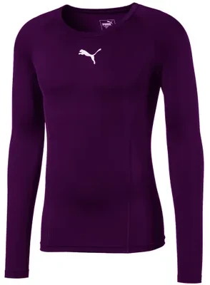 Puma LIGA Baselayer LS vyriški marškinėliai violetiniai 655920 10 (M)