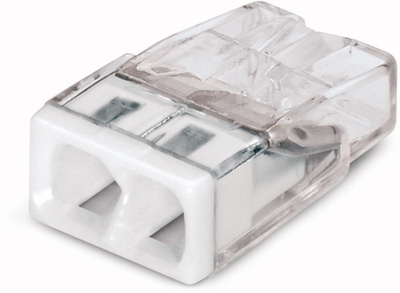 Wago Quick-connect montavimo spaustukas 2x0,5-2,5mm2 Wago permatomas lizdinė plokštelė 40vnt (2273-202 0996-0040) 2273-202/995-040