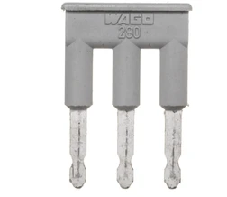 Wago 280-483 trijų kontaktų šukinis tiltelis