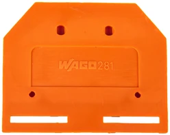 Wago Oranžinės spalvos sienos galutinis 281-302
