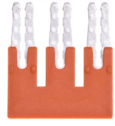 Wago 282-433 Trijų bėgelių kryžminis tiltas oranžinis 282-433