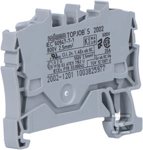 Wago 2x2,5(4)MM2 Pilka TOPJOB S