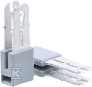 Wago Izoliuotas skersinis tiltelis, vardinė jungties srovė 2,5mm2 pilka - 280-402