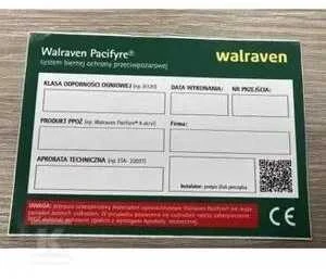Walraven PACIFYRE PRIEŠGAISRINĖ PLOKŠTELĖ