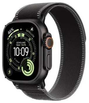 Išmanusis laikrodis Apple Watch Ultra 3 (2025) 5G 49mm Juodas Titanium Case with Trail Loop M/L – Juodas/Charcoal