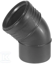 Wavin KOL. PP-HT SITECH+ 50/45 SANIT.Juoda