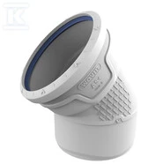 Wavin ELBOW PP-HT AS+ 160/45 SANIT.GRAY