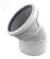 Wavin ELBOW PP-HT AS+ 160/45 SANIT.GRAY
