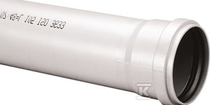 Vidaus kanalizacijos vamzdis Wavin Optima, d32, 1000 mm